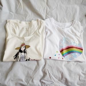 NWOT Place girl short sleeve shirt size 7-8